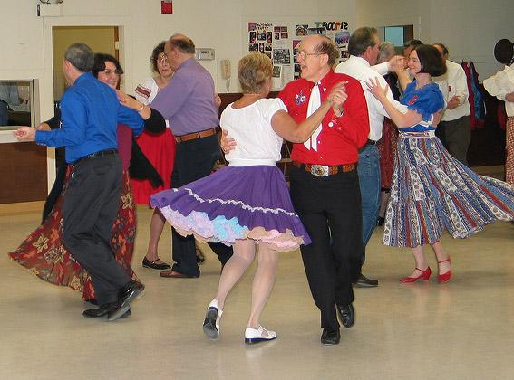 Square dance danseurs